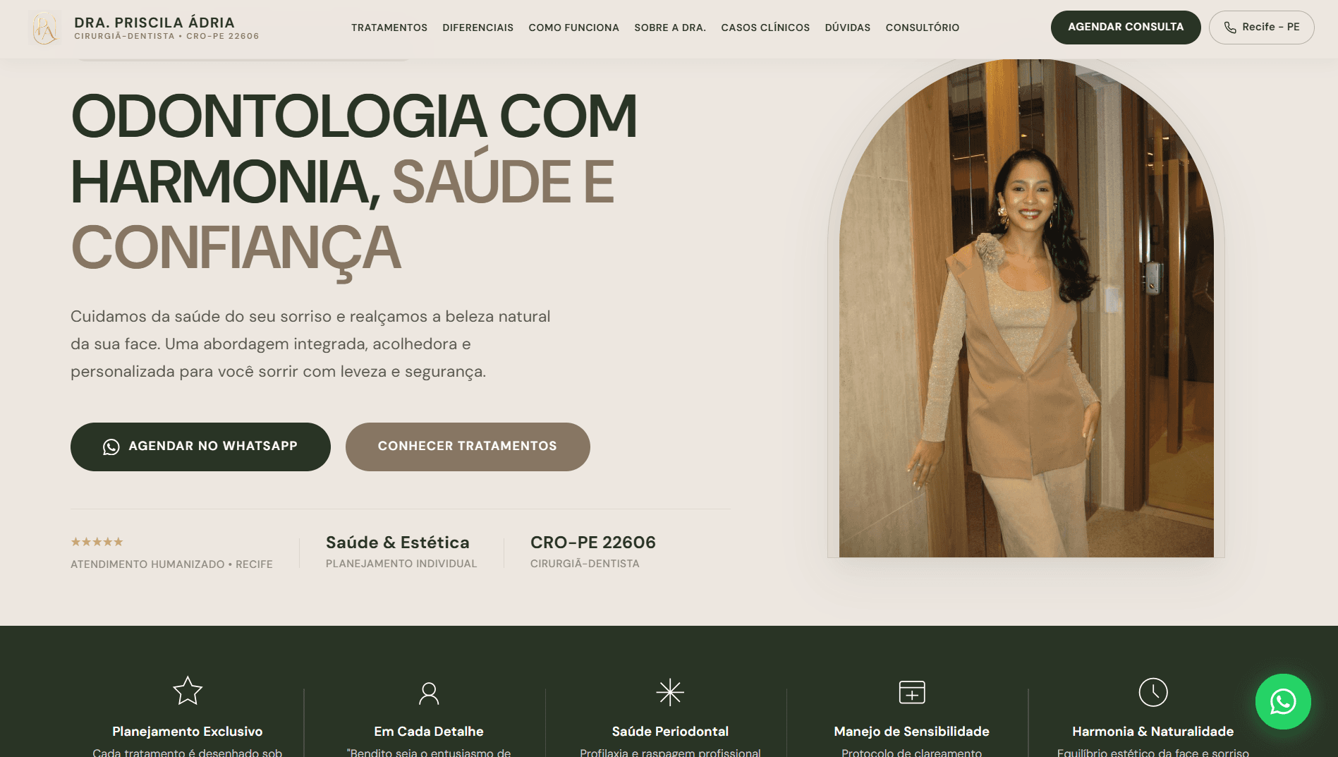Mockup de Dra. Priscila Ádria